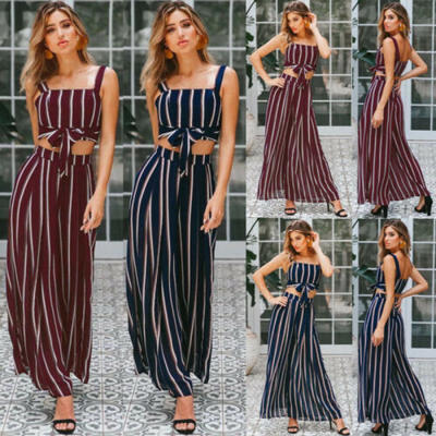 

Womens Sexy Jumpsuit Romper Sleeveless Playsuit Clubwear Trousers Bodycon Pants