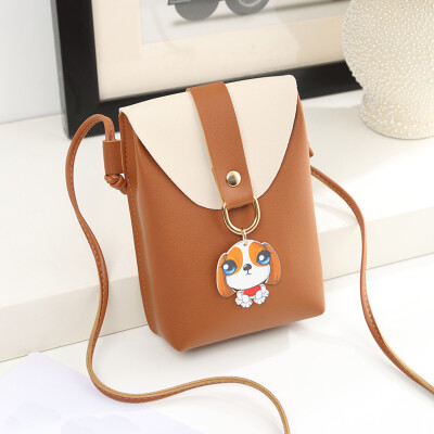 

Tailored Women Fashion Cover Dog Crossbody Bag Shoulder Bag Phone Bag Coin Bag Black