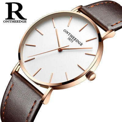 

New Watch Mens Male Watch Waterproof Business Super Thin Lovers Watches Fashion Watch Unisex