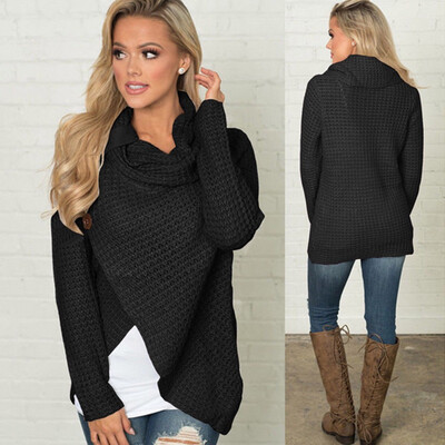 

Women Long Sleeve Knitted Sweater Tops Batwing Cardigan Outwear Coat Oversized
