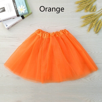 

New Fashion 12 Colors Baby Girl Child Baby Three-layer Mesh Dance Skirt Ballet Dress Puffy Skirt