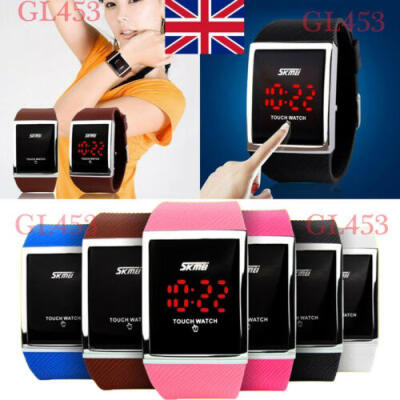 

Women Smart Touch Screen Silicone LED Digital Watch Ultra Thin Sport Wrist Watch