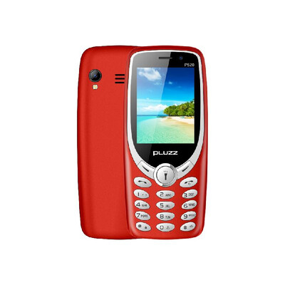 

PLUZZ P520 Feature Phone Keyboard Portable Dual Sim 24Inch 2G GSM Loud Volume LED Flashlight FM 1800mAh Battery