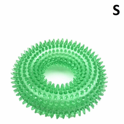 

Durable Pet Puppy Dog Squeaky Chew Toys for Aggressive Chewers Dental Teething Cleaning Non-Toxic Soft Natural Rubber