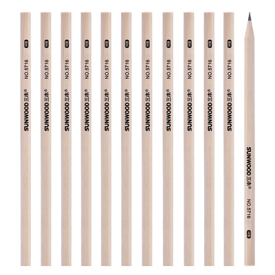 

Sanmu SUNWOOD HB 12 sticks hexagonal log pencil 5716