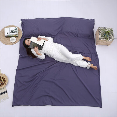 

iClimb dirty sleeping bag travel sleeping bag integrated four-piece hotel across the dirty double 210x180cm soft&can not fade the ball 8302 gems