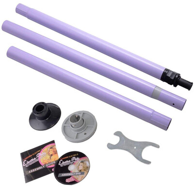 

Dance Pole Full Kit Portable Stripper Exercise Fitness Club Party Dancing-purple