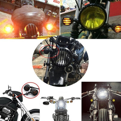 

4 Pcs LED Universal Waterproof Motorcycle Turn Signal Lights Flashers Useful