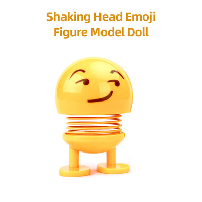 

Car Ornaments Creative Expression Dolls Shaking Head Emoji Figure Model Doll Decoration Gifts