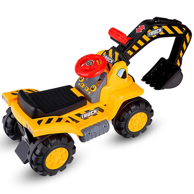 

Kids Toddler Ride On Excavator Digger Truck Scooter