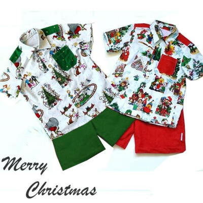 

0-5T Christmas Toddler Baby Kids Boys T Shirt TopsShort Pants Outfits Clothes Set