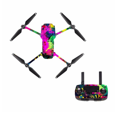 

M0170 colorful for DJI Mavic Pro Decal Skin Sticker Drone Body Remote Controller 3 Battery Protection Film Cover