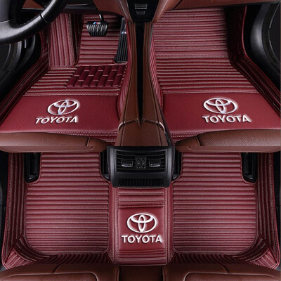 

Custom Made Car Floor Mats For Toyota All Models For PRADO RAV4 CAMRY HIGHLANDER LEVIN COROLLA REIZ CROWN Car Interior