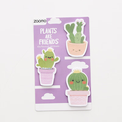 

Kawaii Stationery Cactus Sticky Notes Cute Memo Pad Mini Page Flags Notepad Office Decoration School Supplies