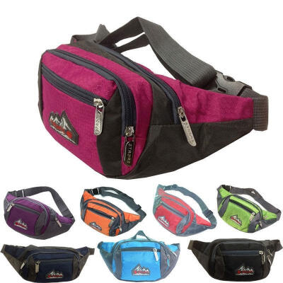 

Men&39s Shoulder Chest Fanny Pack Waist Bag Belt Sport Travel Hip Pouch Nylon