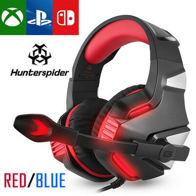 

35mm Gaming Headset Mic LED Headphone For SW MAC PC PS4SlimPro Xbox one SX