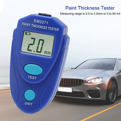 

Greensen Mini LCD Digital Display Paint Thickness Tester Car Coating Gauge Meter Testing Instrument
