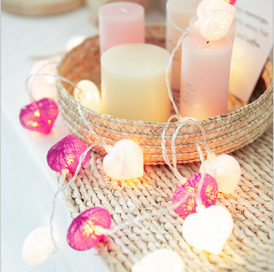 

Cotton heart lamp heart-shaped lamp string INS girl heart room decoration lamp marriage proposal creative items1  10 lamp