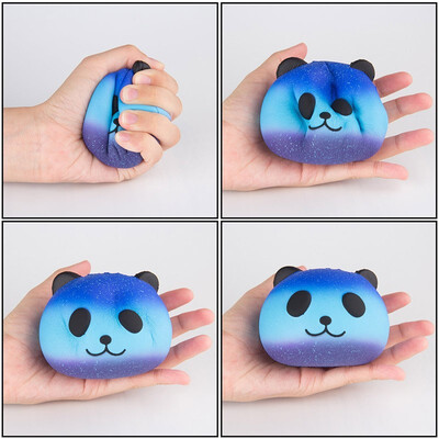 

Outdoor Slow Rising Star Panda Head Squishy Toy
