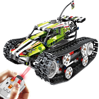 

Infrared Variable Small Particles Assembling Childrens Intelligence Toys on Remote Control Off-road Tracked Vehicle