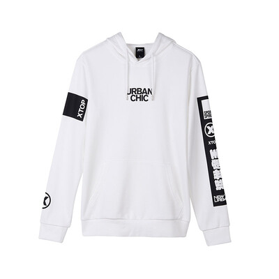 

Special step hooded sweater male 2018 autumn new casual mens comfortable printing letters fashion mens long-sleeved shirt 882329059002 white M