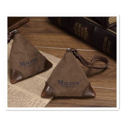 

HNXZXB 2018 new cute triangle dice bag creative retro wallet Korean fashion printing large capacity wallet