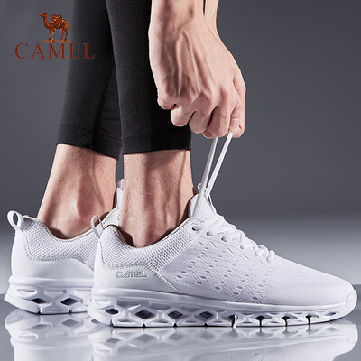 

Camel CAMEL sneakers men&women running shoes fashion casual couple models shoes breathable ultra light running shoes A912600035 mens white 43