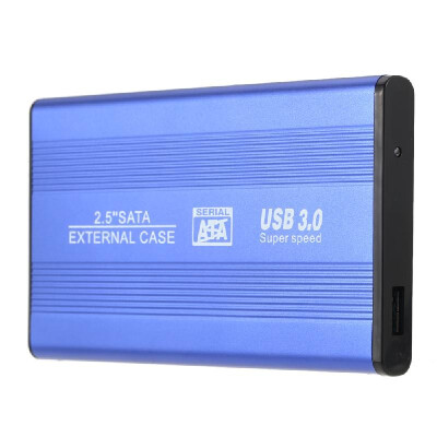 

Portable Superspeed USB 30 HDD SSD SATA External Aluminum 25" Hard Drive Disk Box Enclosure Case Up To 1TB Free Bag N0S5N6U0