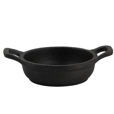 

Greensen Mini Non-stick Two Handles Iron Cooking Frying Pan Black Kitchen Cookware Iron Pan Kitchen Pan