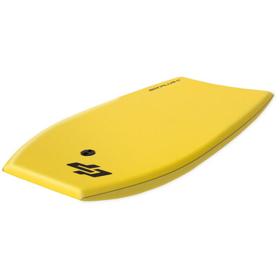 

42" Lightweight Super Bodyboard Surfing WLeash IXPE Deck EPS Core Boarding-Yellow