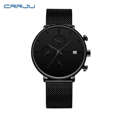

CRRJU 2268 Man Watch Man Sport Watch Man Waterproof Outdoor Wristwatch Quartz Watch Male Watch Military Army Watch for Men