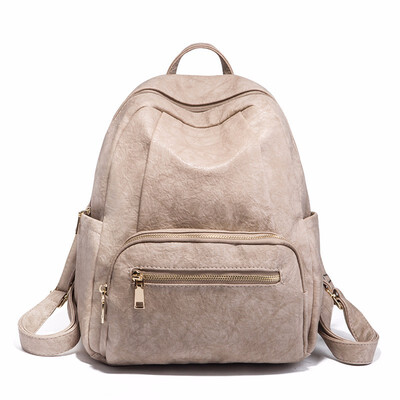 

Obstine 2018 Multifunctional Backpack Female Black Backpacks for Women with Zipper High Quality Schoolbag Back Pack Rucksack