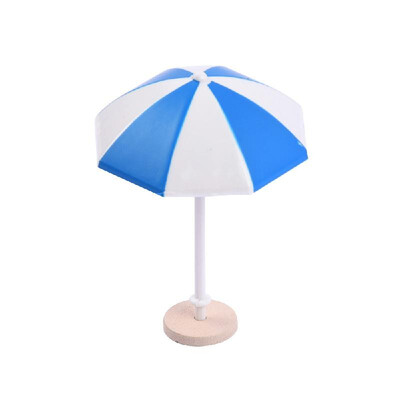 

Mini Landscape Ornament Beach Suns Umbrella Model Layout Toy Miniature Dollhouse Scenes Decoration