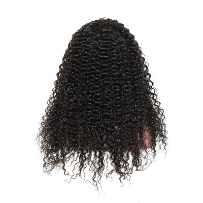 

Dolago virgin Curly 360 Lace Frontal Wig Pre Plucked With Baby Hair 180 Density Lace Front Malaysian Human Hair Wigs