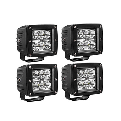 

4PCS 3 inch LED Work Light Bars Reverse Pods Truck 3x3 4WD Marine Cube ATV 24W