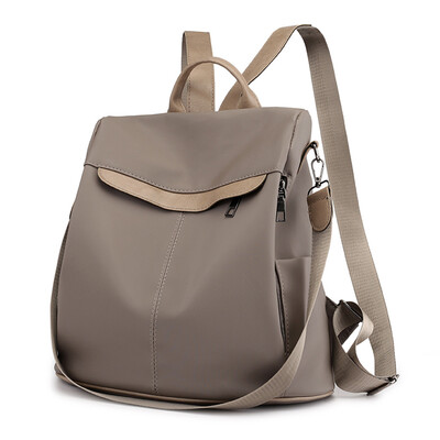 

Backpack Female Wild Fashion Canvas Waterproof Anti-theft Dual-use Shoulder Bag