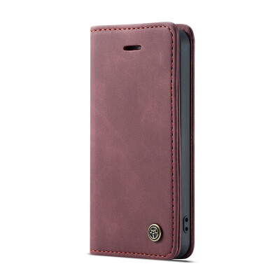 

CaseMe Retro Leather Case For iPhone  MAX XR  6 7 8 Plus 5S se Hot 360 Luxury Magnetic Card Holder Wallet Cover Kickstand Case