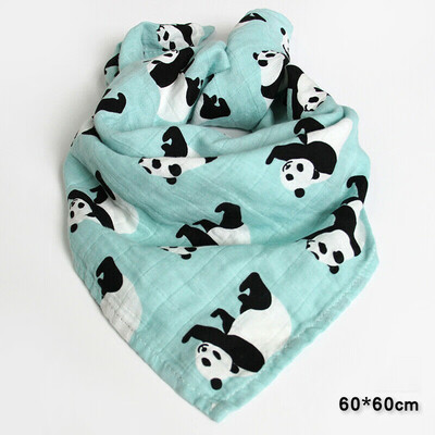 

6060cm New Baby Blankets Muslin Swaddle Wrap Feeding Burp Cloth Towel Scarf