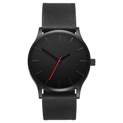 

Large Dial Luxury Brand Men Sports Quartz Watches Clock Leather Wristwatch