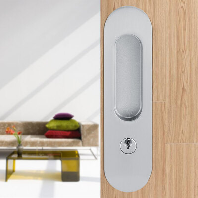 

Greensen Sliding Door Lock Handle Anti-theft with Keys for Barn Wood Furniture Hardware Barn Door Lock Wood Door Lock