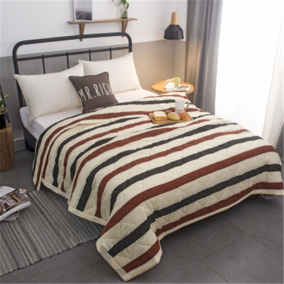 

110 X 150cm Summer Quilt Cover Air-conditioning Quilts Cover Children Single Cartoon Flower Washable Bed Home Use