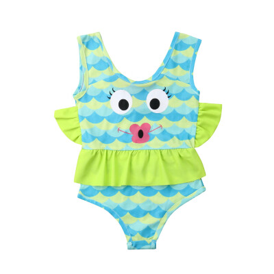 

2019 Infant Baby Girl Cute Swimsuit One-piece Swimwear Bodysuit Outfits Bathing