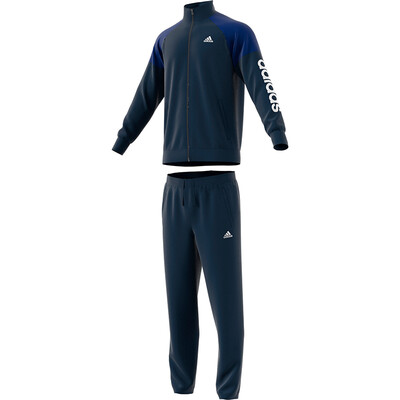 

Adidas adidas sports suit mens casual feet pants spring&autumn running coat net feather jacket ball suit badminton wear blue XL code CZ7849