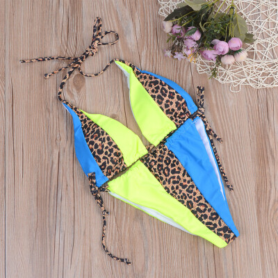 

Womens Bikini Set Bandage Push-Up Padded Swimwear Swimsuit Bathing Brazilian Leopard Printed