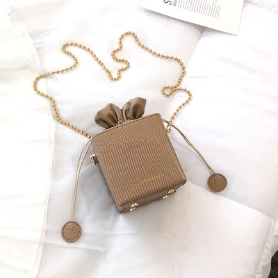 

Tailored Womens Simple All-purpose Small Bucket Bag Single Shoulder Messenger Bags