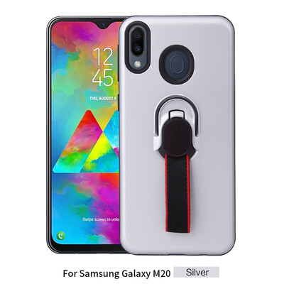 

Magnetic Car Mount Case Samsung Galaxy M20 Phone Ring Holder Cover Samsung M20 SM-M205FNDS SM-M205FDS Hybrid TPU Case Covers