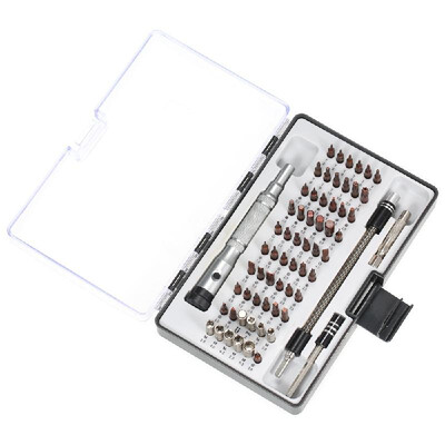 

64 in 1 Precise Screwdriver Set with 60 Bit Magnetic Screwdriver Kit Professional Electronics Repair Tool with Flexible Shaft for