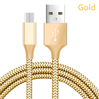 

Mobile Phone Cables Cheap Android Micro USB Nylon Braided Data Cord Cable Fast Charging Fabric Cable