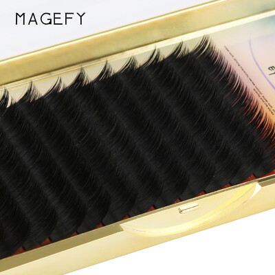 

Gobestart Grafting False Eye Lashes Wave 005 C Black Silk Eyelashes Extension