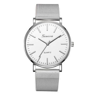 

〖Follure〗Fashion Casual Unobtrusive Simple Single Business Net With Strap Mens Watch